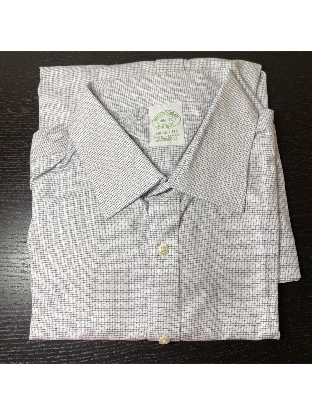 Good Condition, Brooks Brothers Milano Oxford Shirt 16.5 -35